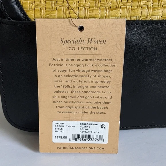 Patricia Nash Rowan Boho Chic Specialty Woven Crossbody Bag - Picture 12 of 15